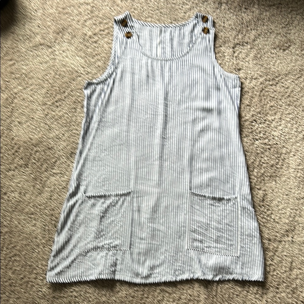 Striped Blue/White Summer Dress